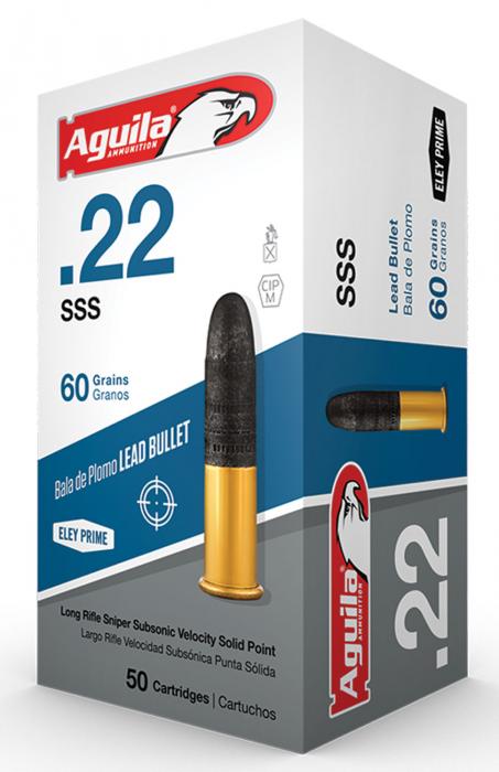 Aguila 1b222112 Sniper Subsonic 22 Long