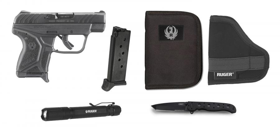 Lcp Ii Edc 380acp Bl/poly 6+1