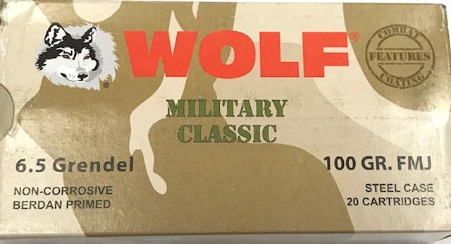 Wolf Military Classic 6.5 Grendel 110grain