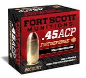 Fort Scott 180gr 45acp Fort Defense