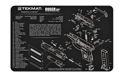 Tekmat Pistol Mat Ruger Lcp Blk