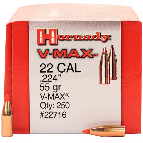 Hornady 22 Caliber Bullets (.224) 55