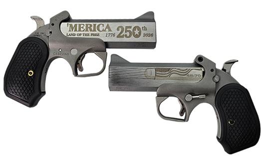 Bond Arms 250th Redneck Version, Derringer, .45-70 Gov't, 4.25" 250th Anniv-img-0