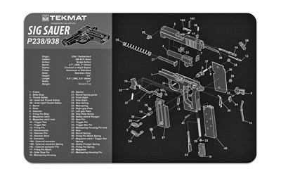 Tekmat Pistol Mat Sig P238 Blk