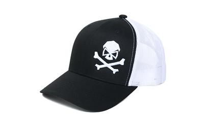 Phu Skull Trucker Hat Blk/whi