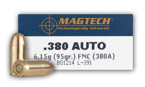 Magtech 380auto 95gr FMJ 20boxes of