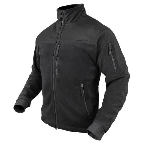 Alpha Micro Fleece Jacket Black Med