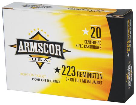 Armscor 223rem 55gr FMJ 20/1000