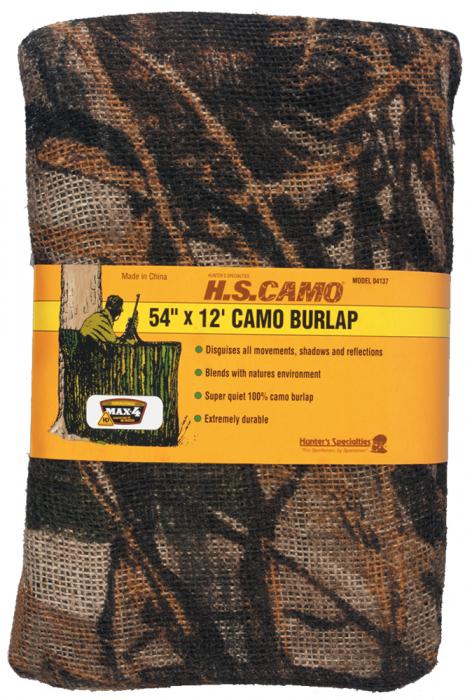 Huntersspecial Blind Burlap Realtree Max-4 12ftx54in