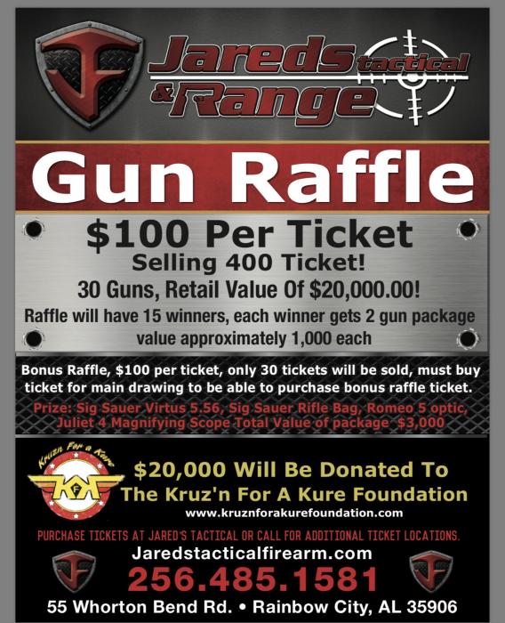 Kruzn For a Kure Gun Raffle