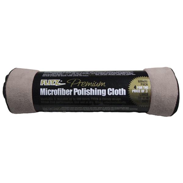 Flitz Starfiber Microfiber Polishing Cloth Grey