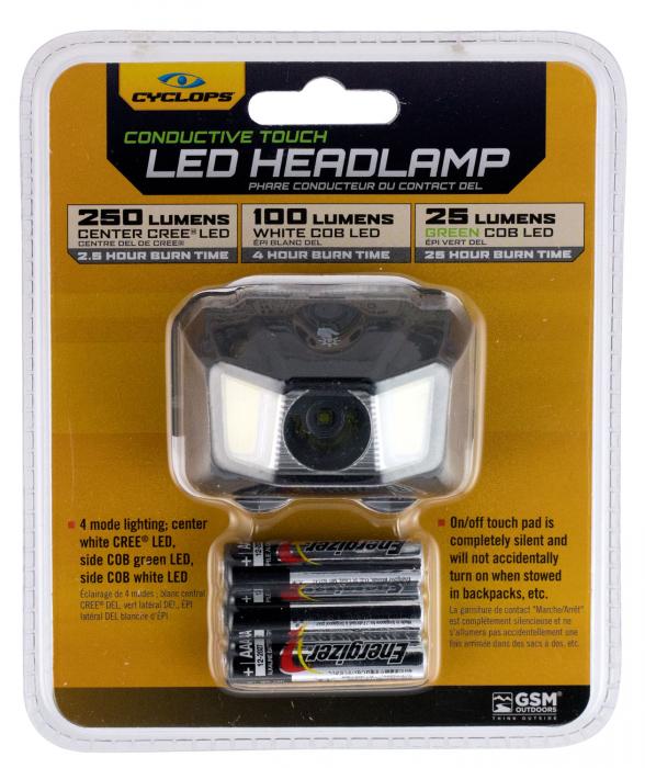 Cyclops Cychl250 Hero Headlamp 250/25 Lumens