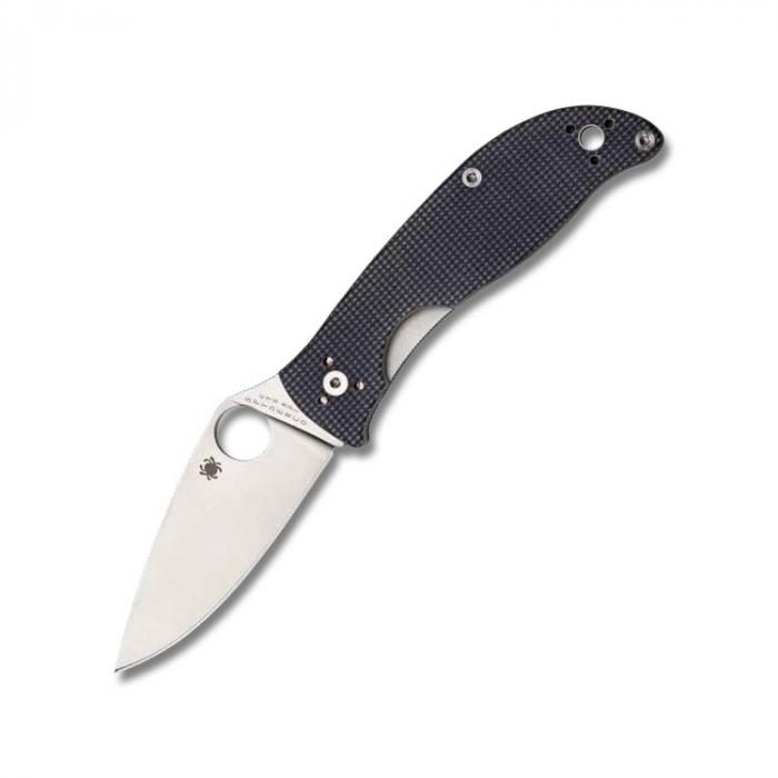 Spyderco Polestar 3.3" Pln G-10 Grey