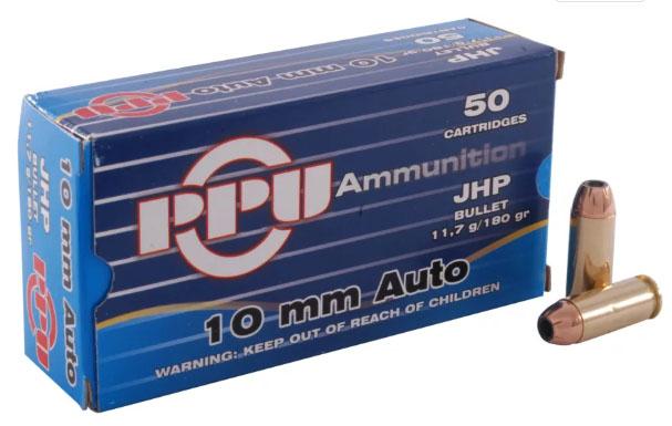 PPU Ppd10 10mm 180 JHP 50/10