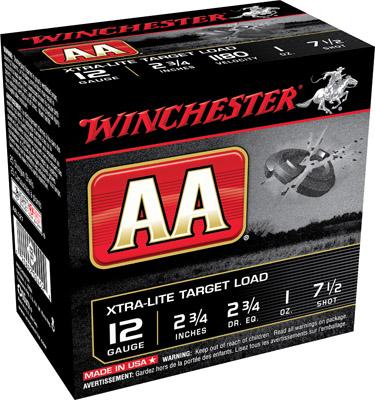 Winchester Aal1275 AA Target Loads 12