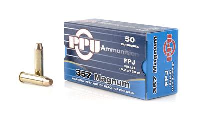 Ppu 357mag Fpj 158gr 50/500