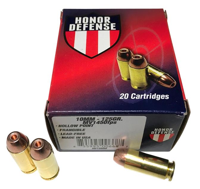HD 10mm 125gr HP Frangible 20rd