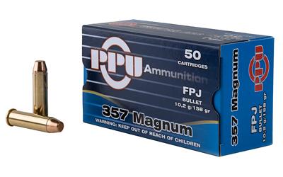 Ppu 357mag Fpj 158gr 50/500