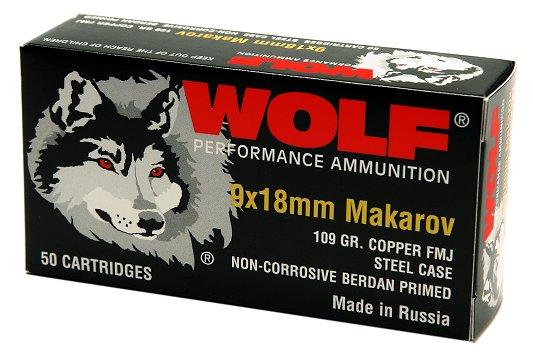 Wolf Handgun 9mmx18mm Makarov Full Metal
