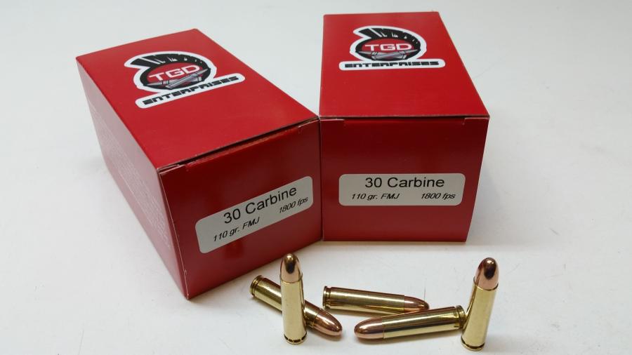TGD 30 Carbine 110 GR FMJ
