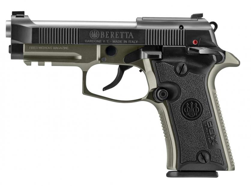 Beretta 80x Cheetah 380 Acp 39 Bbl Green Pistol W2 13rd Mags