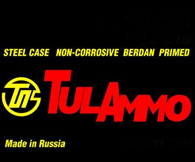 Tulammo 7.62mmx39mm FMJ 122gr Steel Case