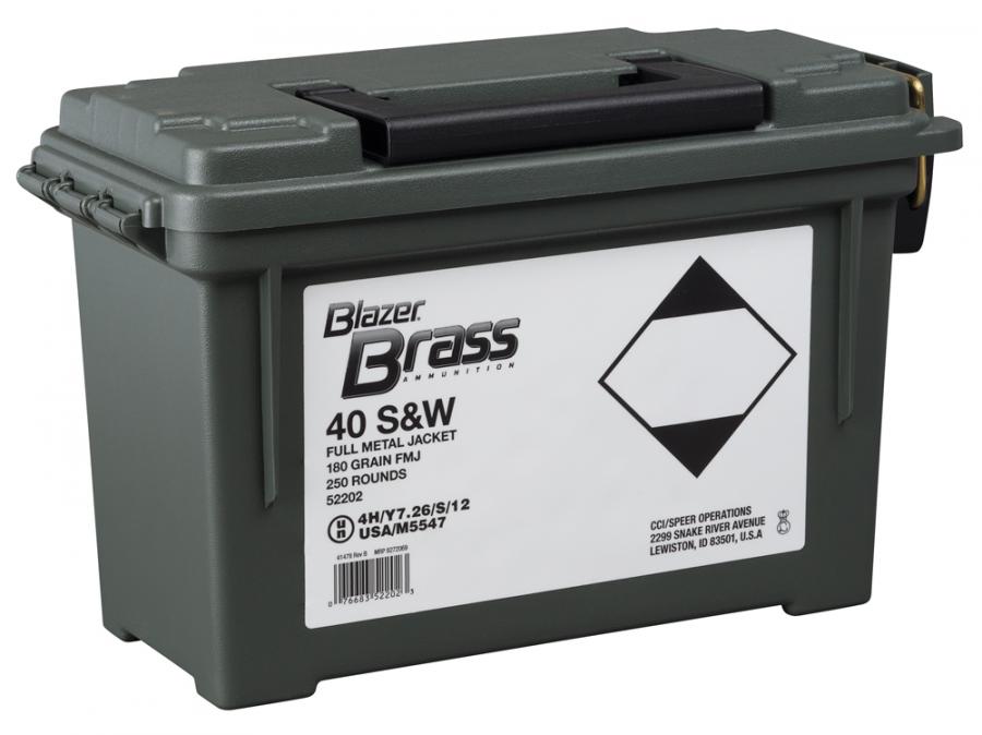 Cci 40s&w 180gr Fmj 250rd Blazr