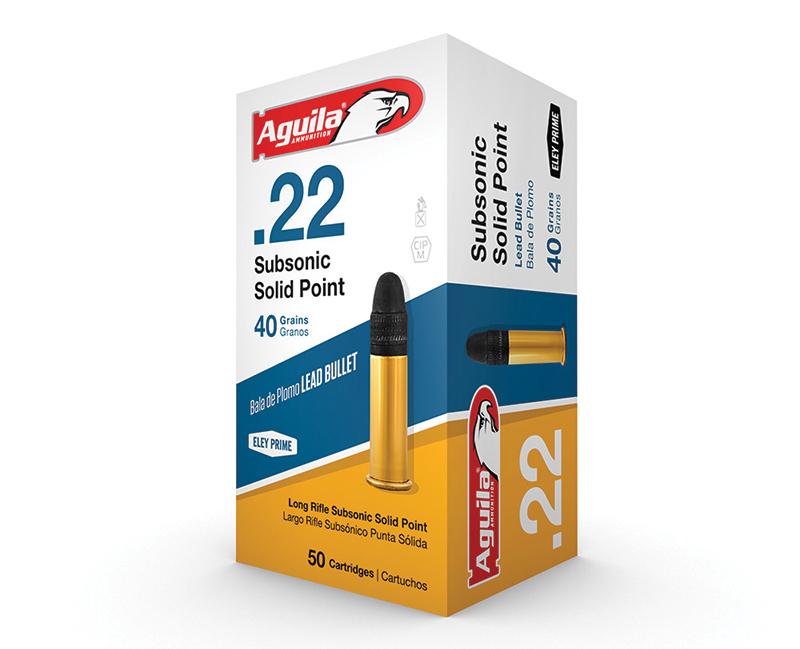 Aguila 22lr Subsonic Solid Point 40gr