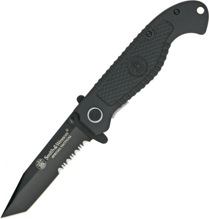 Tactical Half Serrated Tanto Folding Knife