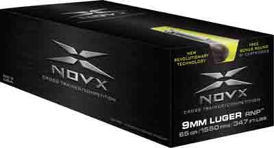 Novx Ammo 9mm 65gr. RNP