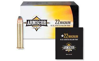 Armscor 22wmr 40gr Jhp 50/5000