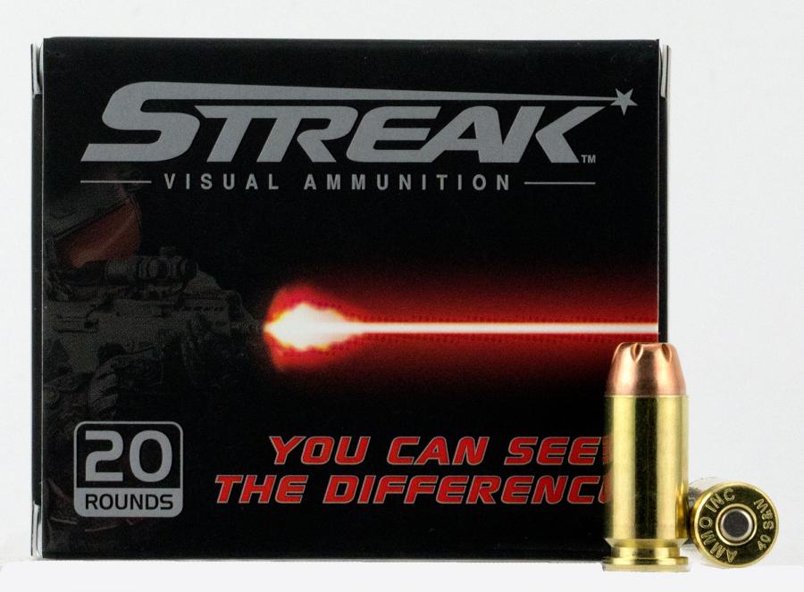 Ammo Inc 40180jhpstrk Streak Red 40