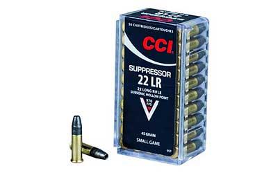 Cci 22lr Suppressor 45gr Hp 50/5000