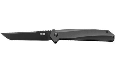 Crkt Helical Black 3.52" Pln Edg