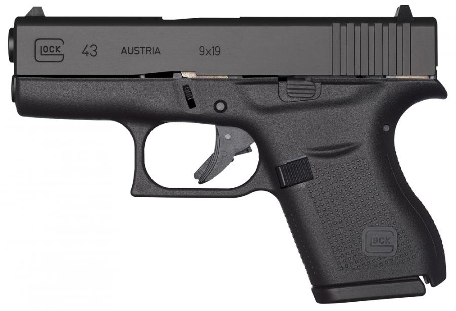 Glock G43 9mm 3.39" BBL 6-rd