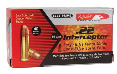 40gr Eley Prime .22 Interceptor