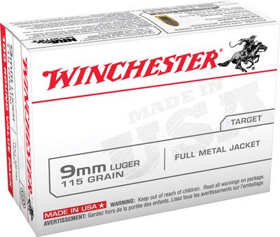 Winchester Ammo USA 9mm Full Metal