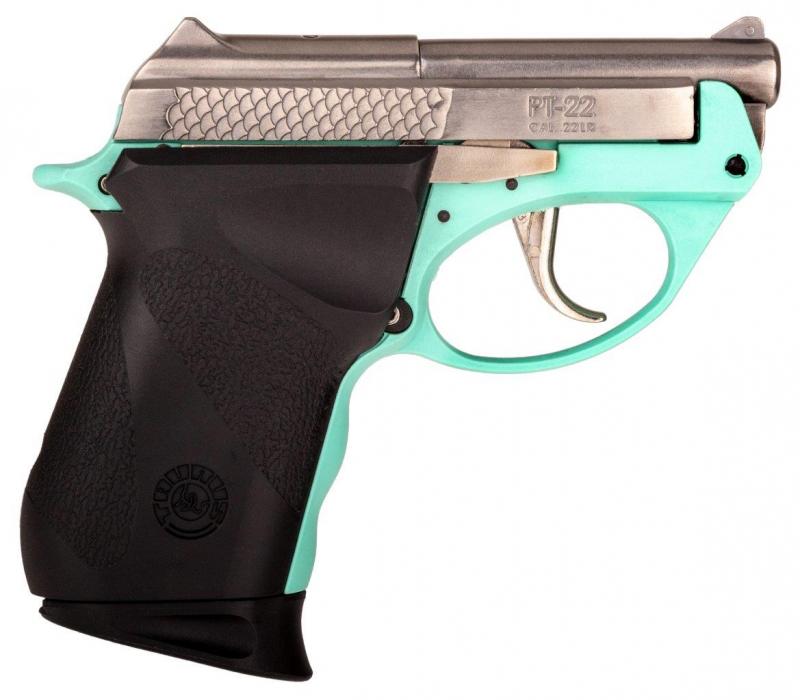 Pt-22 22lr Ss/cyan 8+1