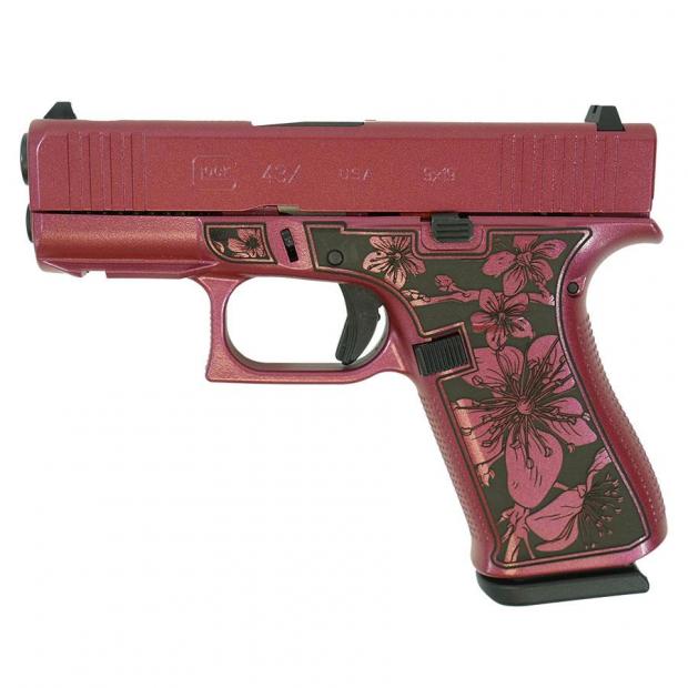 Glock 43x Cherry Blossom Medusa Pink Handgun 9mm Luger 10rd