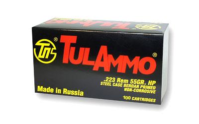 Tula 223rem 55gr Hp 100 Rds