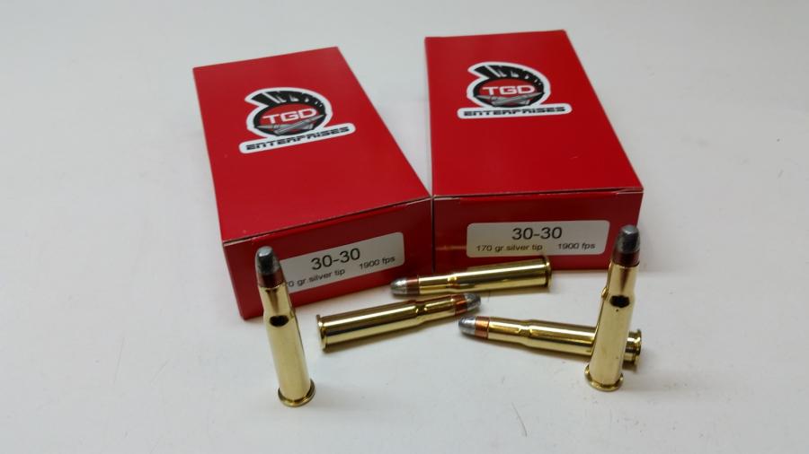 TGD 30-30 WIN 170 GR Silver