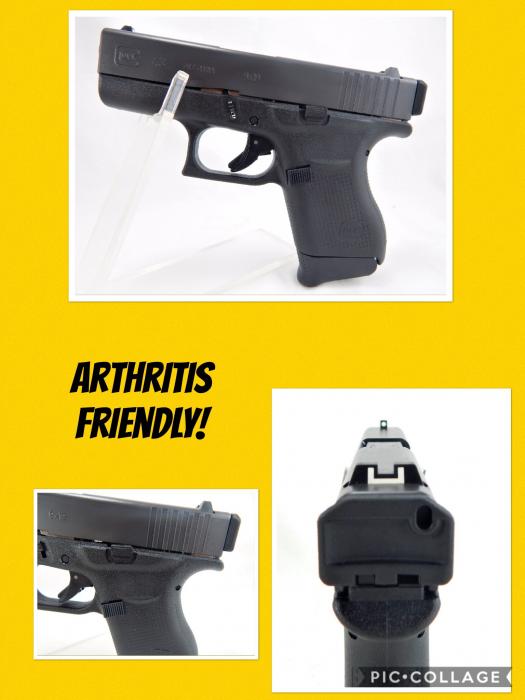 Glock/glock Inc 43 Arthritis Friendly 9x19