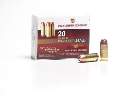 Dynamic Research Terminal Shock 150gr 45acp