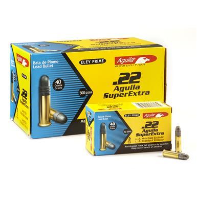 Aguila 40gr 22lr 500 Count Standard