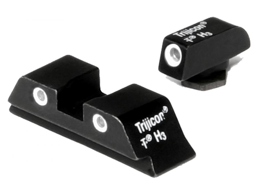 Trijicon Tritium Glock 17,19,22,23,26,27 Green Front/rear