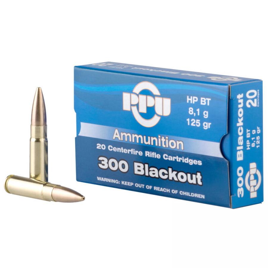 Ppu 300blk Fmj 125gr 20/1000