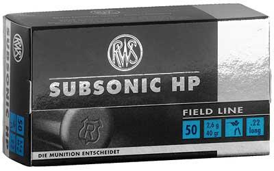 Rws 22lr Subsonic 40gr 50/5000