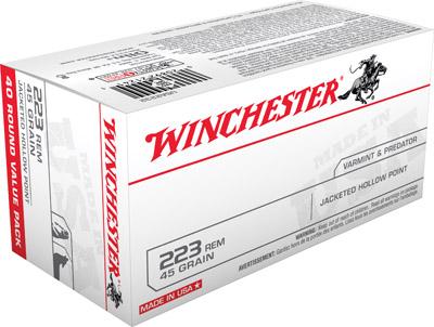 Winchester USA 223 Remington/5.56 Nato JHP