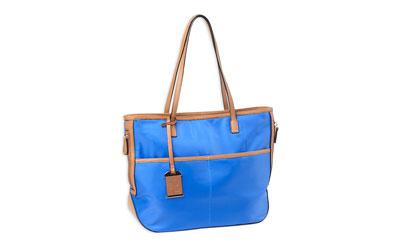 Bulldog Tote Nylon Purse Elec Blue