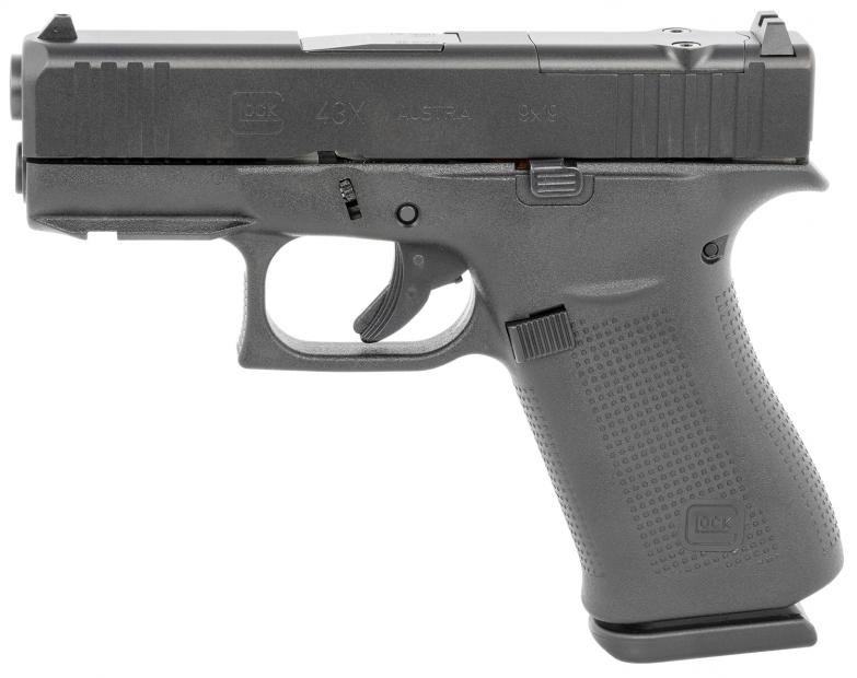 Glock 43x Mos 9mm 2 10rd Magazines 341 Glock Marksman Barrel Black